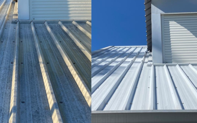 Traitement anti‑chaleur pour toitures au Tampon (La Réunion) – Avant/Après