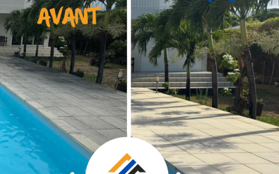 Nettoyage de dalle de piscine à La Réunion : redonnez éclat et sécurité à vos extérieurs